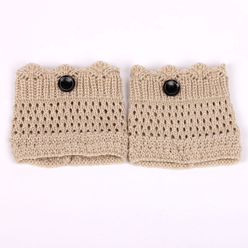 Bonito calentador de piernas para invierno, botas altas para mujer, calentadores de pierna para botas, calentadores de piernas para mujer, botas para damas, calcetines, botas tejidas: Beige