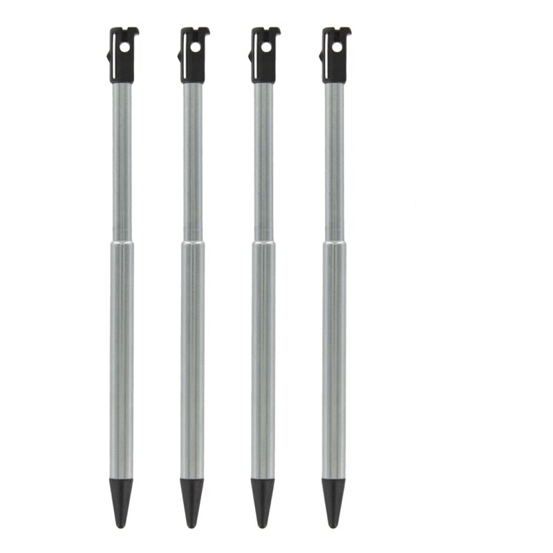 100pcs/lot 4 Colors Choice for 3DS Stylus pen Metal Touch Pen
