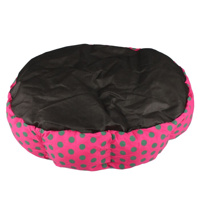 Mooie Kleine Hond Bedden/Matten Zachte Flanellen Pet Dog Puppy Cat Warm Pluche Cozy Nest mat Pad: Hot Pink