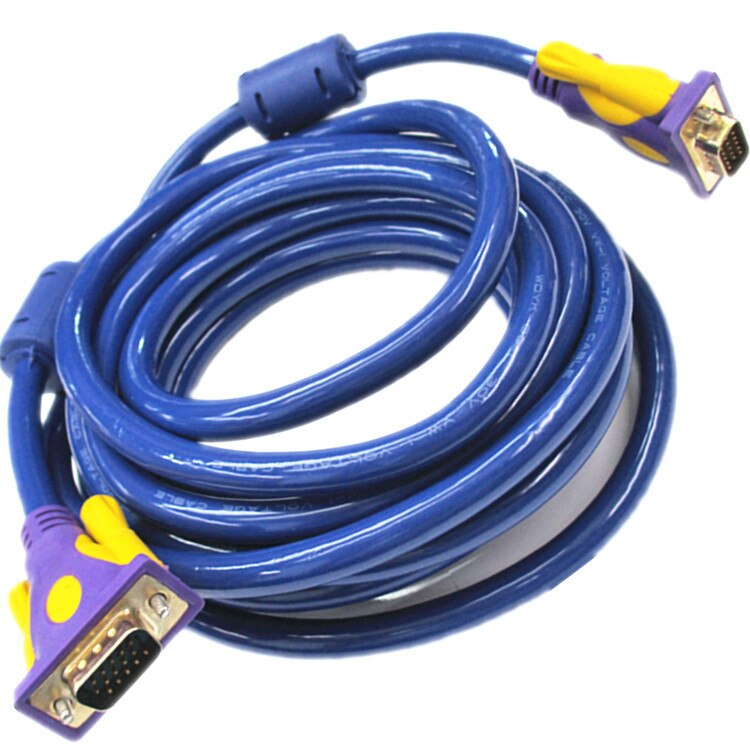 VGA Cable 3+9 High Resolution 1920X1080P Standard 15pins To 15 Pins VGA Male To VGA Male Extender Cable 1.5M 3M 5M 15M 20M