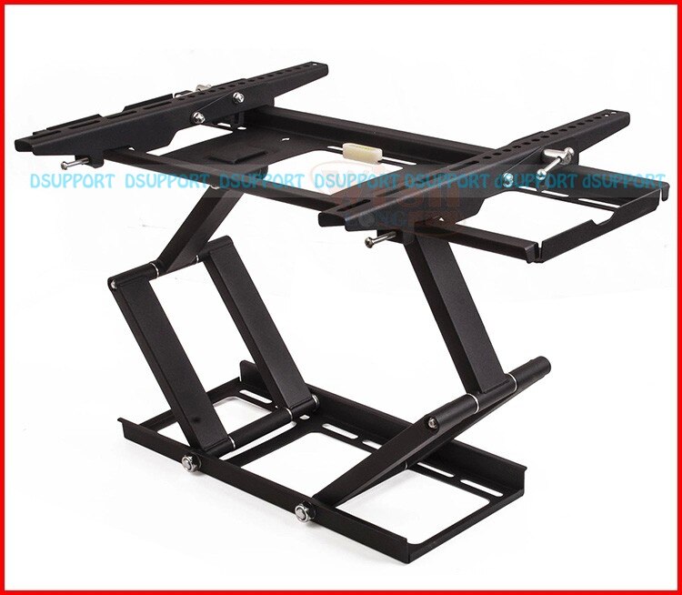 HEAVY DUTY Dual Arm 32-65 inch LCD LED Monitor TV Wall Mount Full Motion Swivel Tilt Bracket Arm