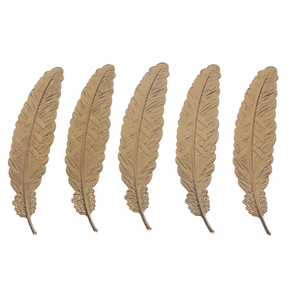 Creatieve Metalen Verzilverd Veer Bladwijzer Chinese Stijl Vintage Pagina Marker Leuk Cool Boek Markers Schoolbenodigdheden