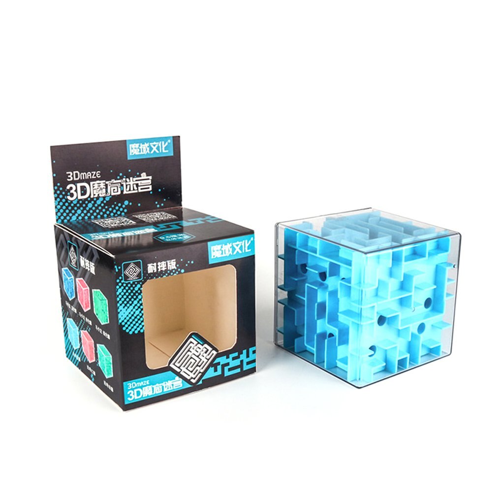3D Kubus Speelgoed Kinderen Metalen Bal Leren Puzzel Game 3D Doolhof Kubus Speelgoed Spel Geschikt Voor Kinderen En Volwassenen