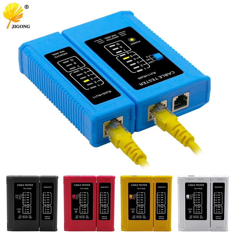 Nätverkskabel testare  rj45 rj11 rj12 cat 5 utp lan kabel tester detektor fjärrtestverktyg nätverk