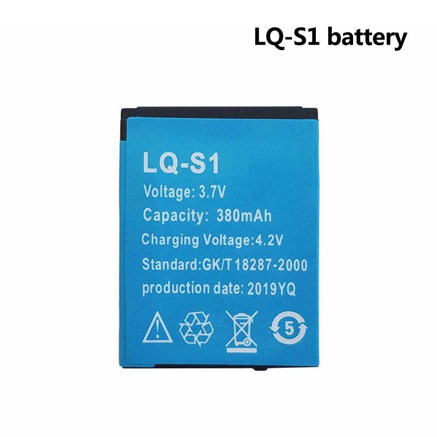 GTF Upgrade LQ-S1 Smart Watch Battery 3.7V 380mAh Rechargeable Li-ion Polymer Battery For Smart Watch HLX-S1 DZ09 U8 A1 GT08 V8