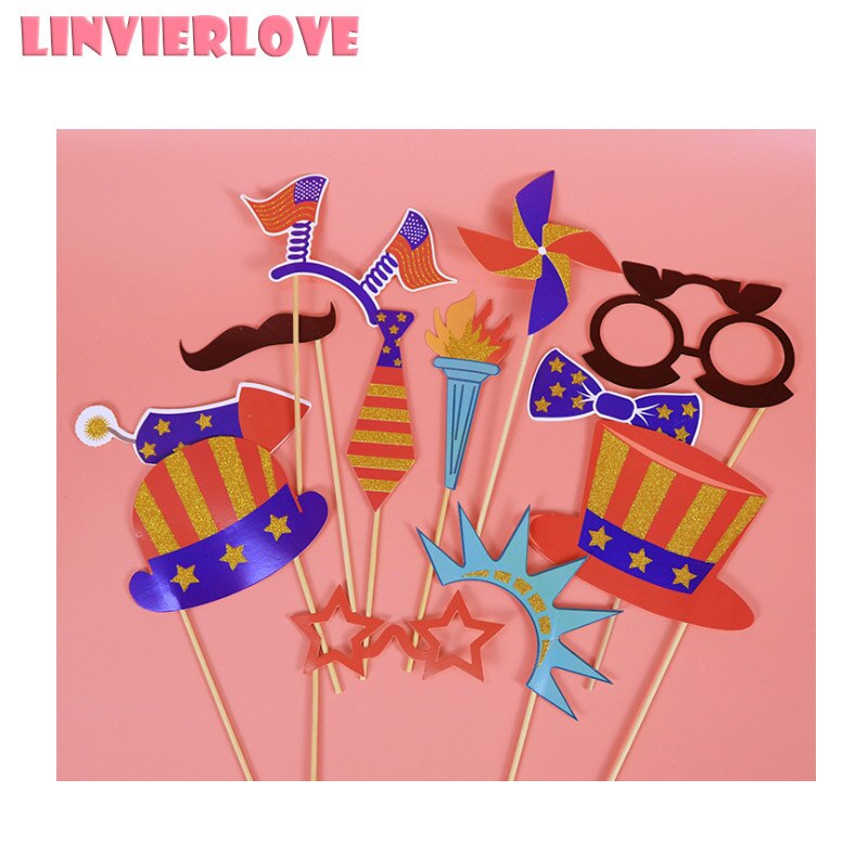LINVIERLOVE Happy Birthday Photo Booth Props It's Your Day Photobooth Party DIY Decor Bachelorette Accessories Birthday Supplies: B