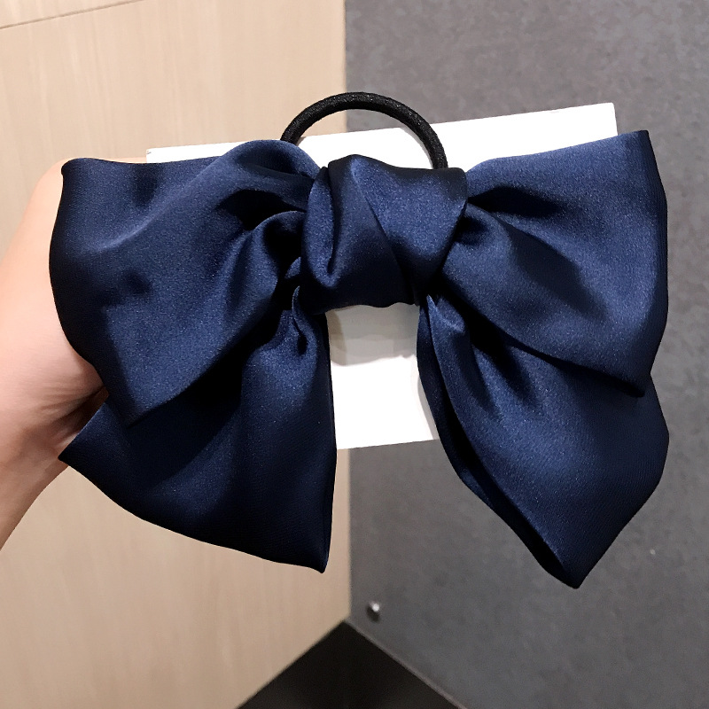 Große rote Schleife elastische Haarbänder süße schöne Clip Temperament Mädchen Schleife Haarnadel Stirnband Haarschmuck japanische Kopfschmuck: Gold