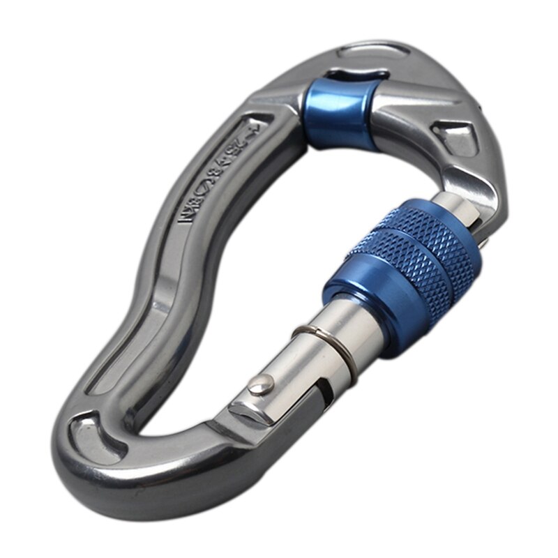 Outdoor Mountaineering Main Lock Buckle Rock Climbing Buckle Wear Rope Pulley Rescue Fire Main Lock