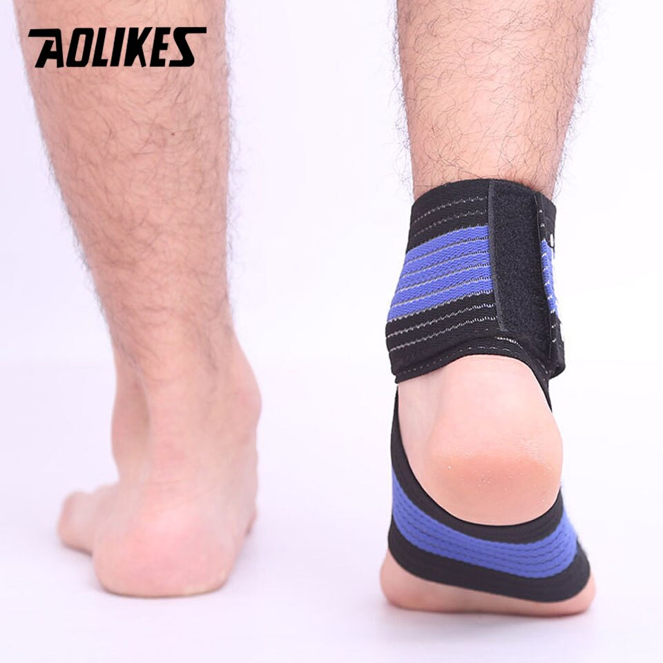 AOLIKES 1PCS Sports Strain Wraps Bandages Elastic Ankle Support Pad