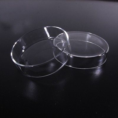 75mm petroleumskål med borosilikatglas til bakteriel gær til kemilaboratorium