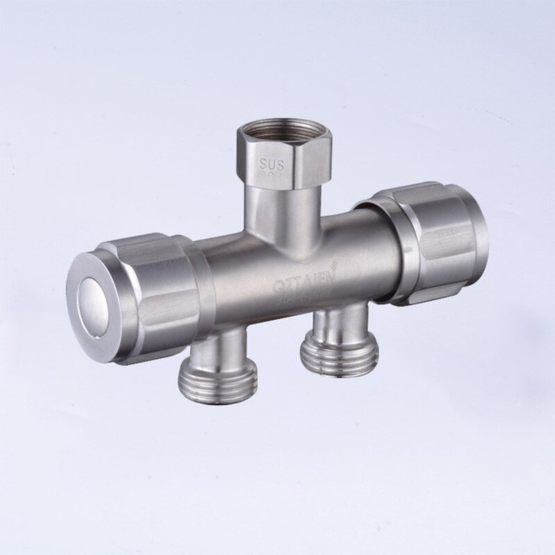 304 Stainless Steel Washing Machine Faucet Double Use Bibcock Laundry Mop Pool Tap Dual Handles Washing Machine Taps