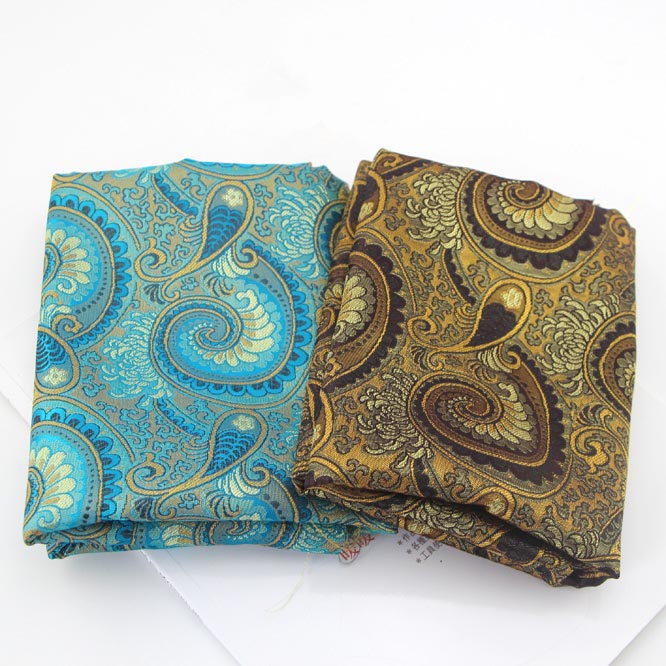 5 emulering silke paisley mønster stil broade stof håndlavet klud kunst diy quilt hjem tekstil stof 50*75cm
