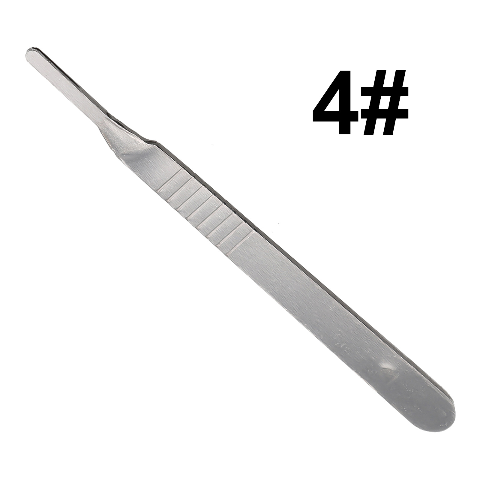Stalen Scalpel1 Handvat Utility Blade Handvat Carving Vervanging 3 #4 #/7 # Pcb Reparatie Dier Chirurgisch 1 Knif Carving Diy Handgereedschap: Chocolate