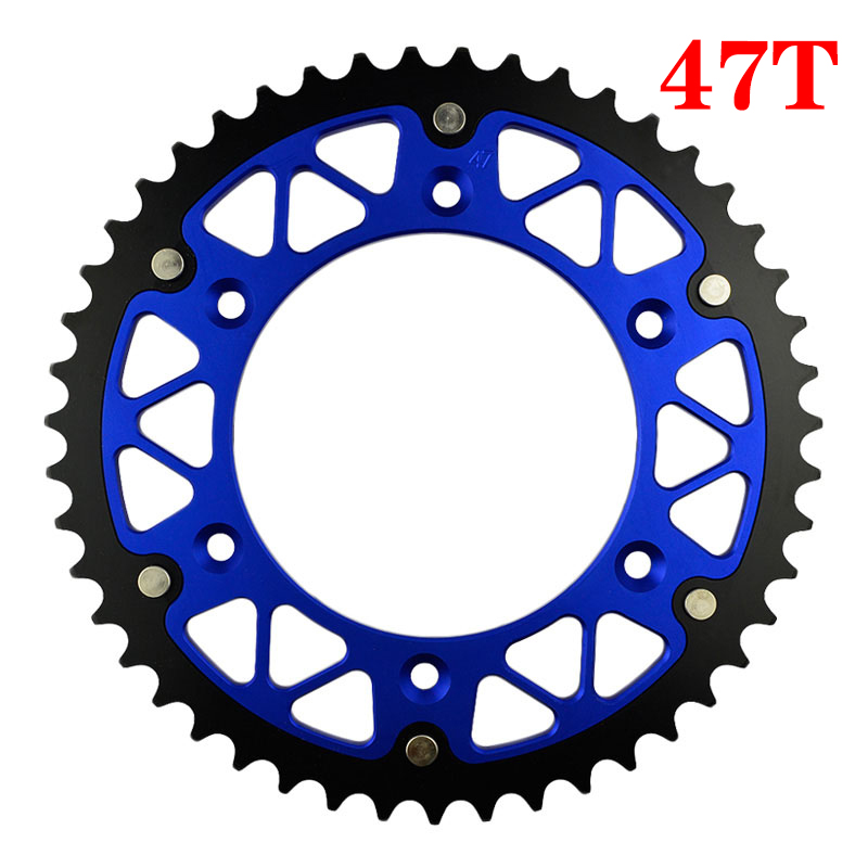 45 T-52 T Motorfiets Achtertandwiel Voor SX SX-F 125 144 150 200 250 350 300 360 380 520 500 525 505 400 440 450 Racing Zes Dagen: Lavendel