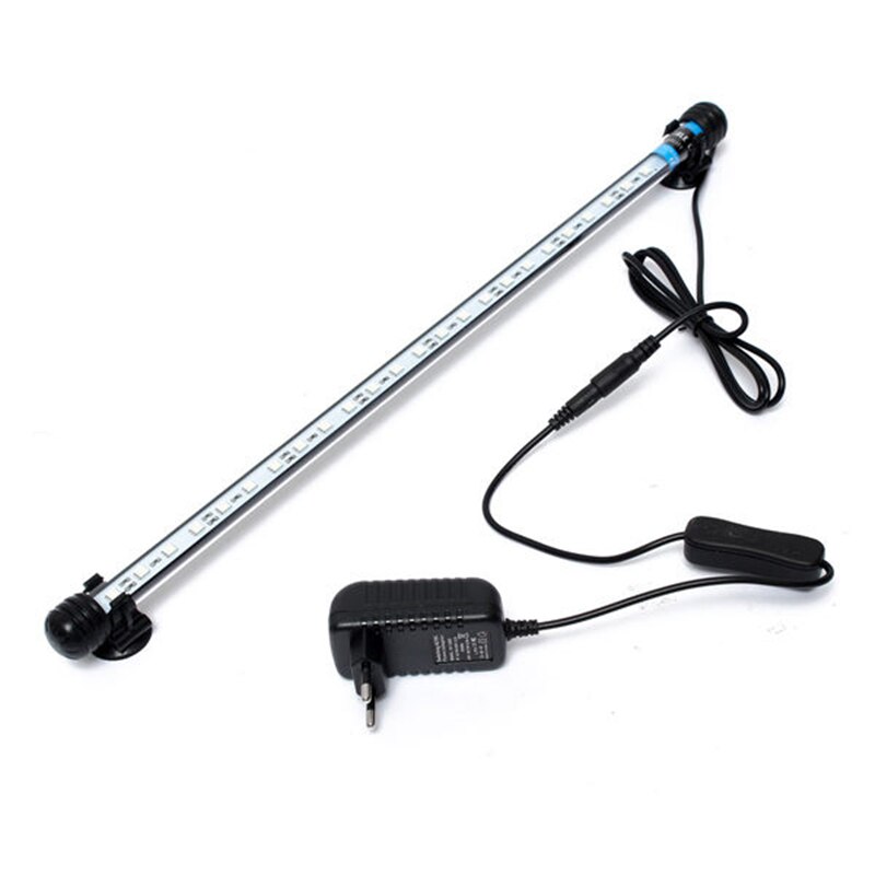 18/48cm 6/24 ledet fisk akvarium ledet lampe lyn lyn mini akvarium vanntett lampe akvarium ledet belysning til dekorasjon