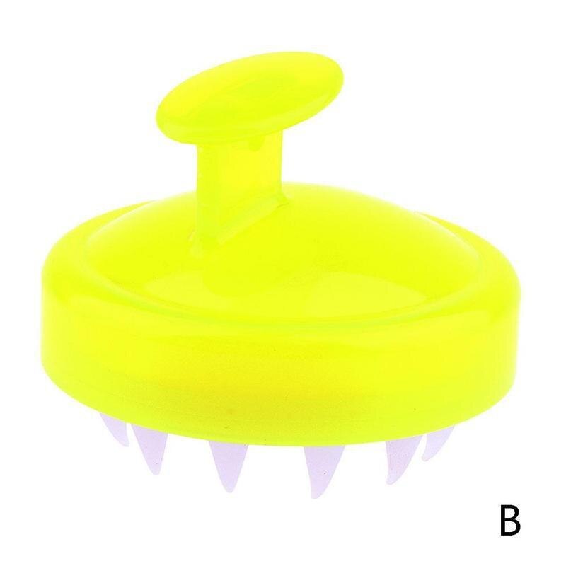 Handheld Siliconen Hoofd Massage Borstel Zacht Haar Hoofdhuid Borstel Wassen Kam Borstel Siliconen Wassen Massage Borstel Beauty Tool