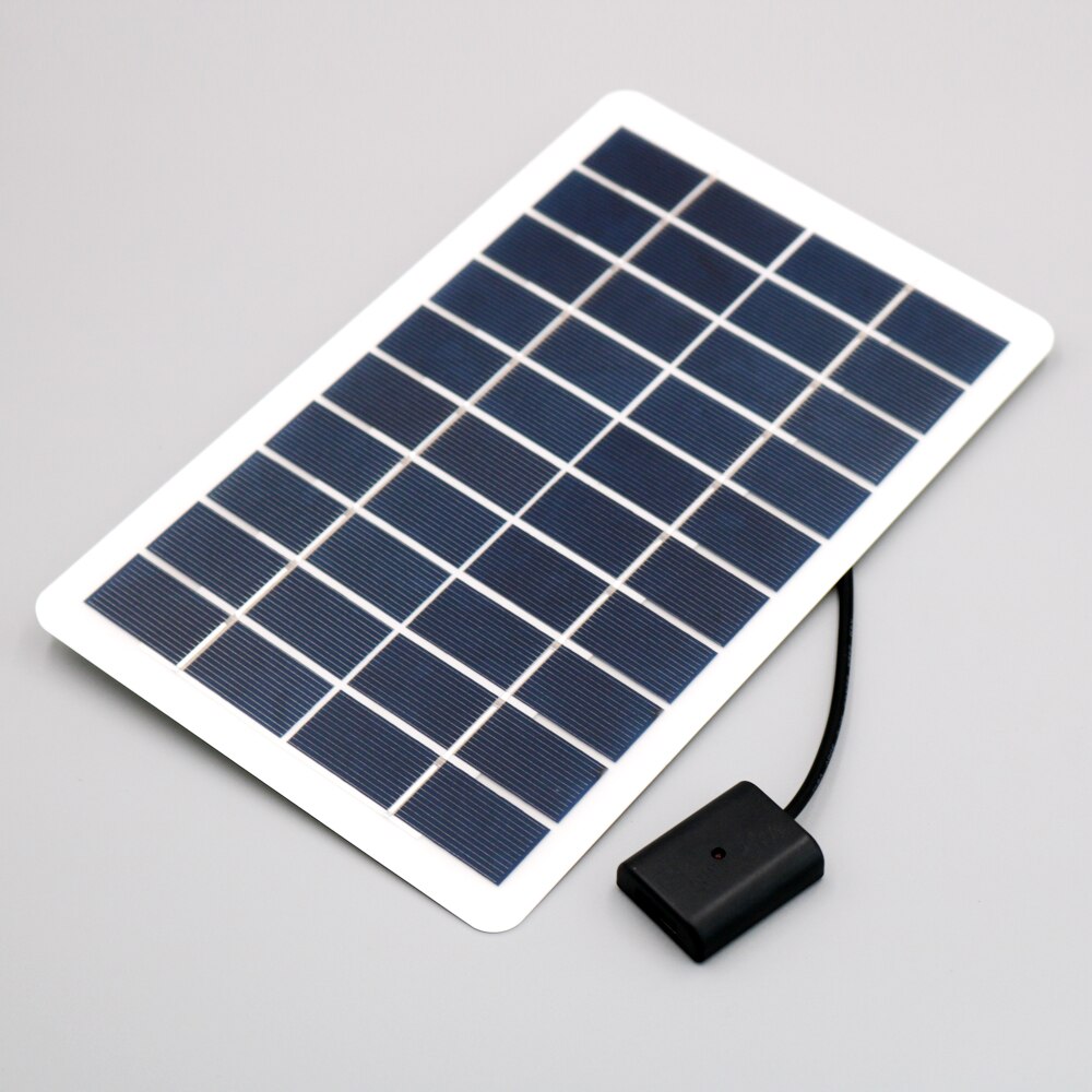 Panneau solaire Portable 5W 7.5W 5V, système d&#39;alimentation, pour téléphone iphone 11 12 Xiaomi Samsung Huawei X XS