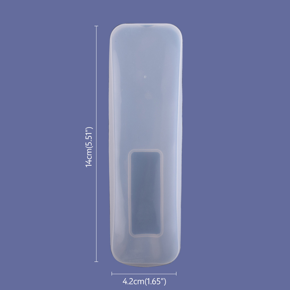 14 Sizes Transparent Silicone TV Air Condition Remote Control Protctive Case Cover Waterproof Dust Protective Storage Bag: RED