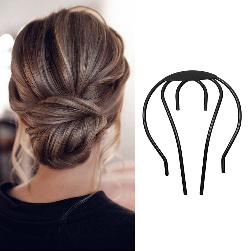 Knot Haar Clip Vrouwen Zomer Hoofdband Print Haarspeld Haarbanden Donut Bun Voormalig Maker Hair Styling Tools: 06
