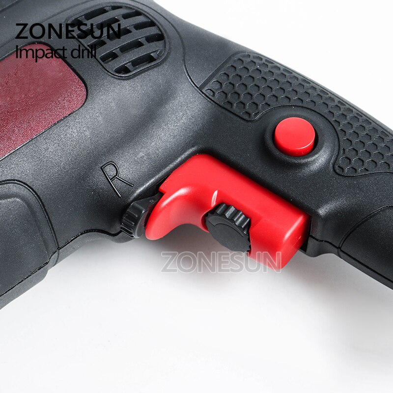 ZONESUN Rotary drill Electric Screwdriver portable reversible power tools automatic woodworking steel, Aluminum drilling machine