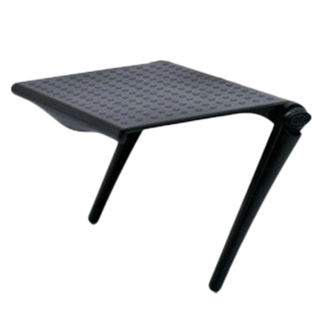 Skærm hylde computer skærm stiger desktop stativ abs tv rack display hylde opbevaring skrivebord ankomster: Sort