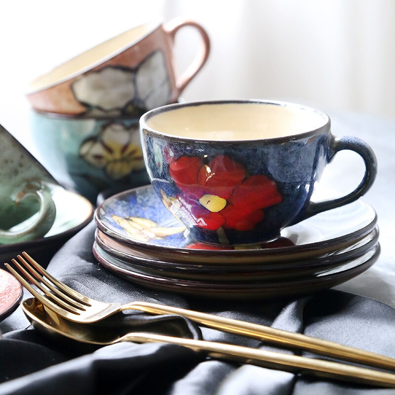 Mino Article Japonais Pottery Tasse Café Thé Tasse Violet Glaze Japon