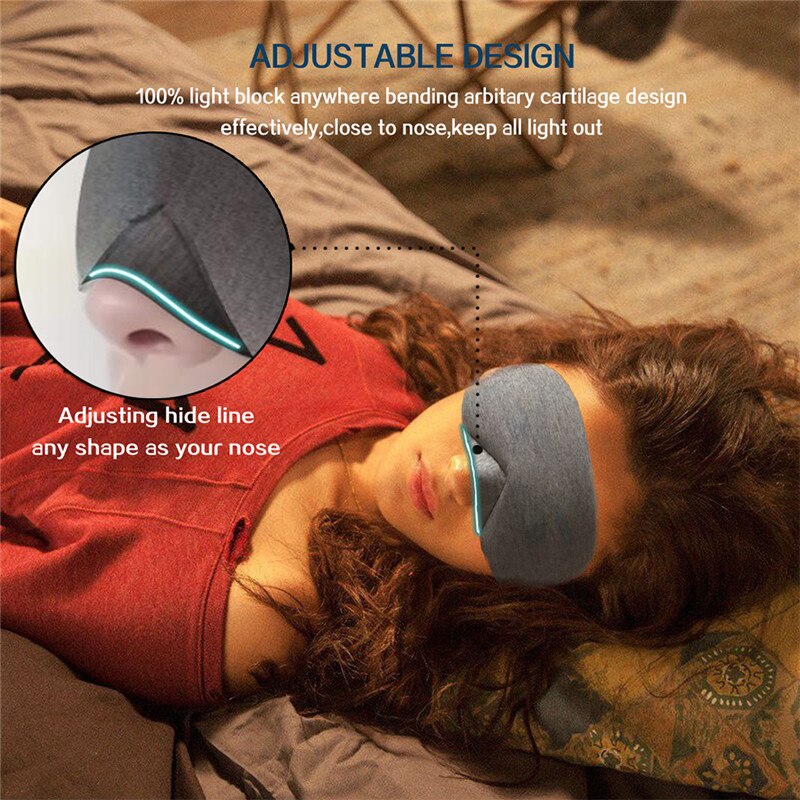 Sömnmask snabbt sova ögonmask ögonskugga täcka skugga patch kvinnor män mjuk bärbar ögonbindel resor sleepmasker