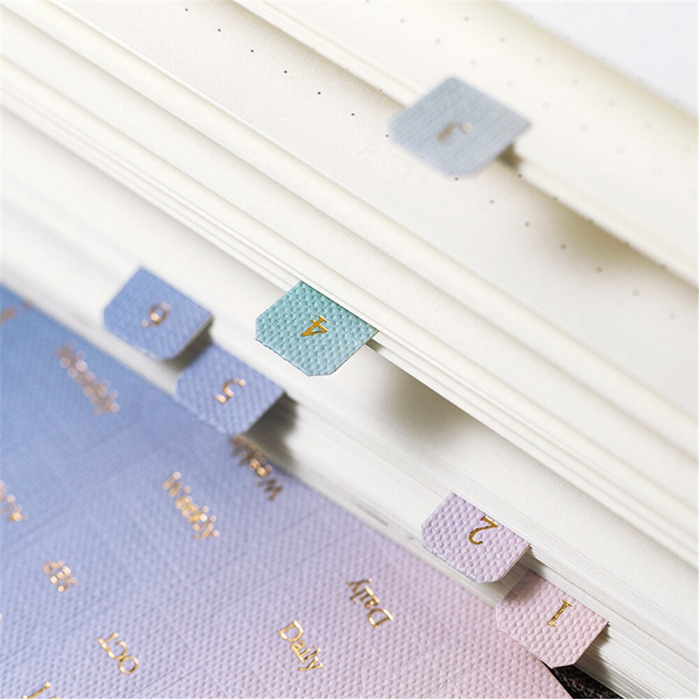 110 arkkia kaltevuus värit indeksi tarrat tee itse scrapbooking tarra luokittele merkit kawaii paperitavarat päivittäinen suunnittelija etikettitarrat