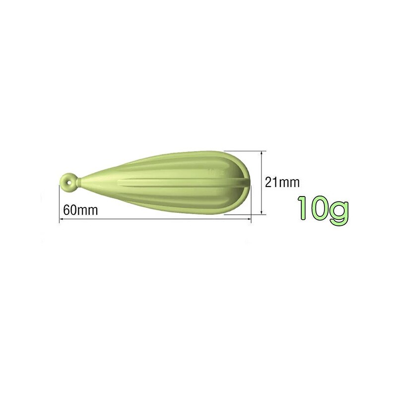 Bouchon de pratique de pêche, en caoutchouc, adapté aux enfants, 6 tailles: LUMINOUS YELLOW10G