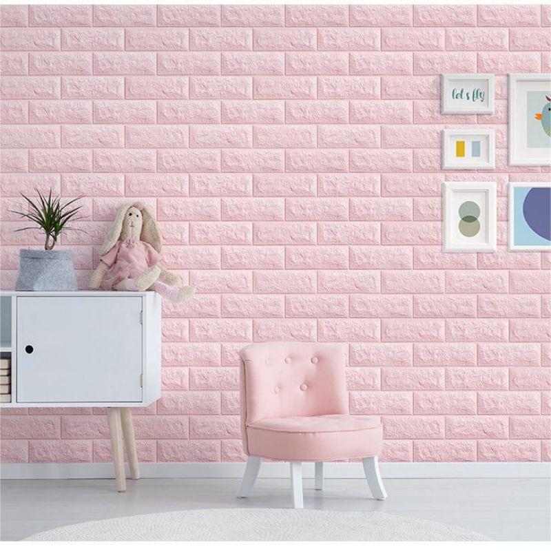 3MM 10/20PCS zelfklevende 3D Baksteen Behang PE Schuim Wandpanelen Stickers Waterdicht Behang woondecoratie