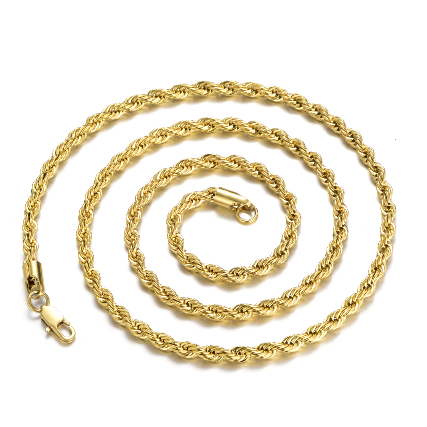 D & Z-colgante de tarjeta de crédito con diamantes de imitación de 13mm, cadena cubana de Miami, hip hop, collares ostentosos, joyería de para hombre: 40 cm / Color dorado