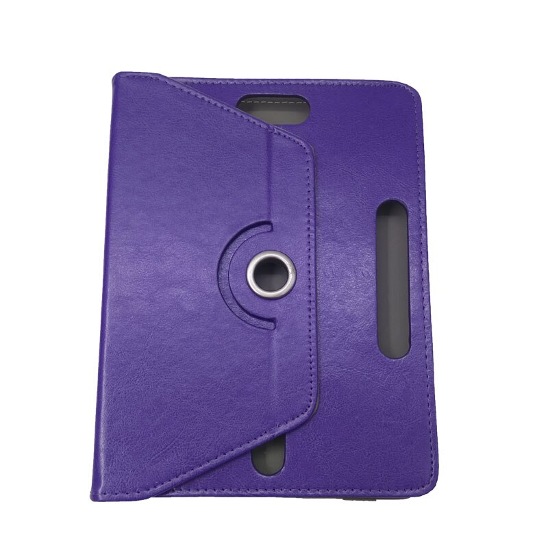 For Medion LifeTab S9714 10 inch/E10315 E10311 10.1 inch Universal Tablet PU Leather Cover Case 360 Degree Rotating Free Pen: Purple
