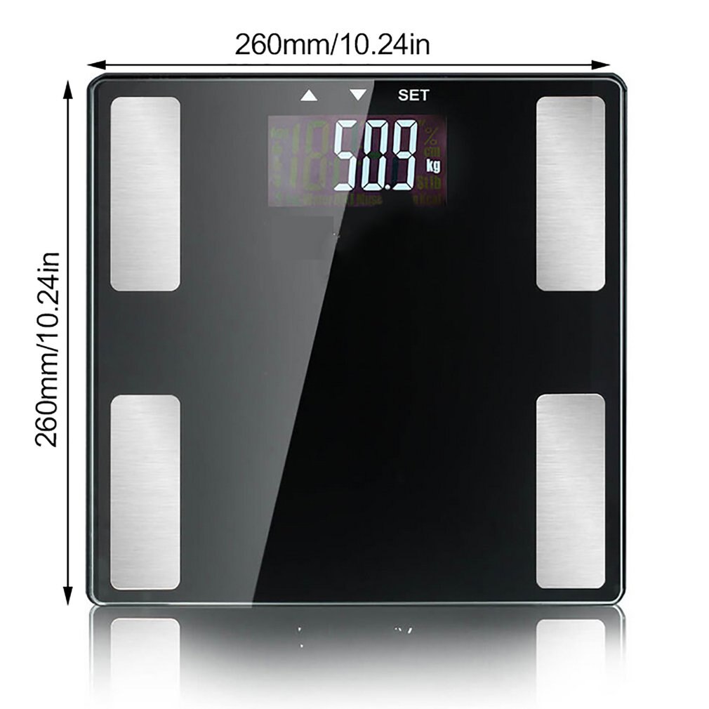 Multifunctional High Precision LCD Display Household Bathroom Body Scales Electronic Digital Weight Balance Scales