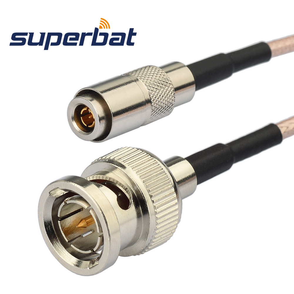 Superbat 3G/HD SDI Cable Made with BNC Male to DIN 1.0/2.3 Plug RG179 Adapter Cable for BMCC BMPC Blackmagic Video Assist