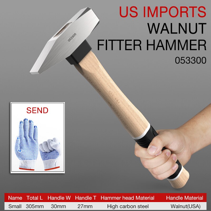 TAITU Claw Hammer Woodworking Joinery Home Carpentry Hand Hammer Nail Hammer Non-slip Multi-function Handle Hammer: Fitter hammerA