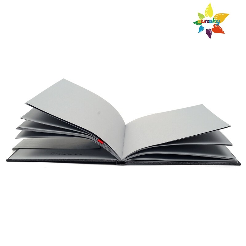 Hahnemuhle The Grey book A5 or A4 Light Grey sketchbook,Colours stand well on the light-grey,40 sheets (80 pages),120 gsm