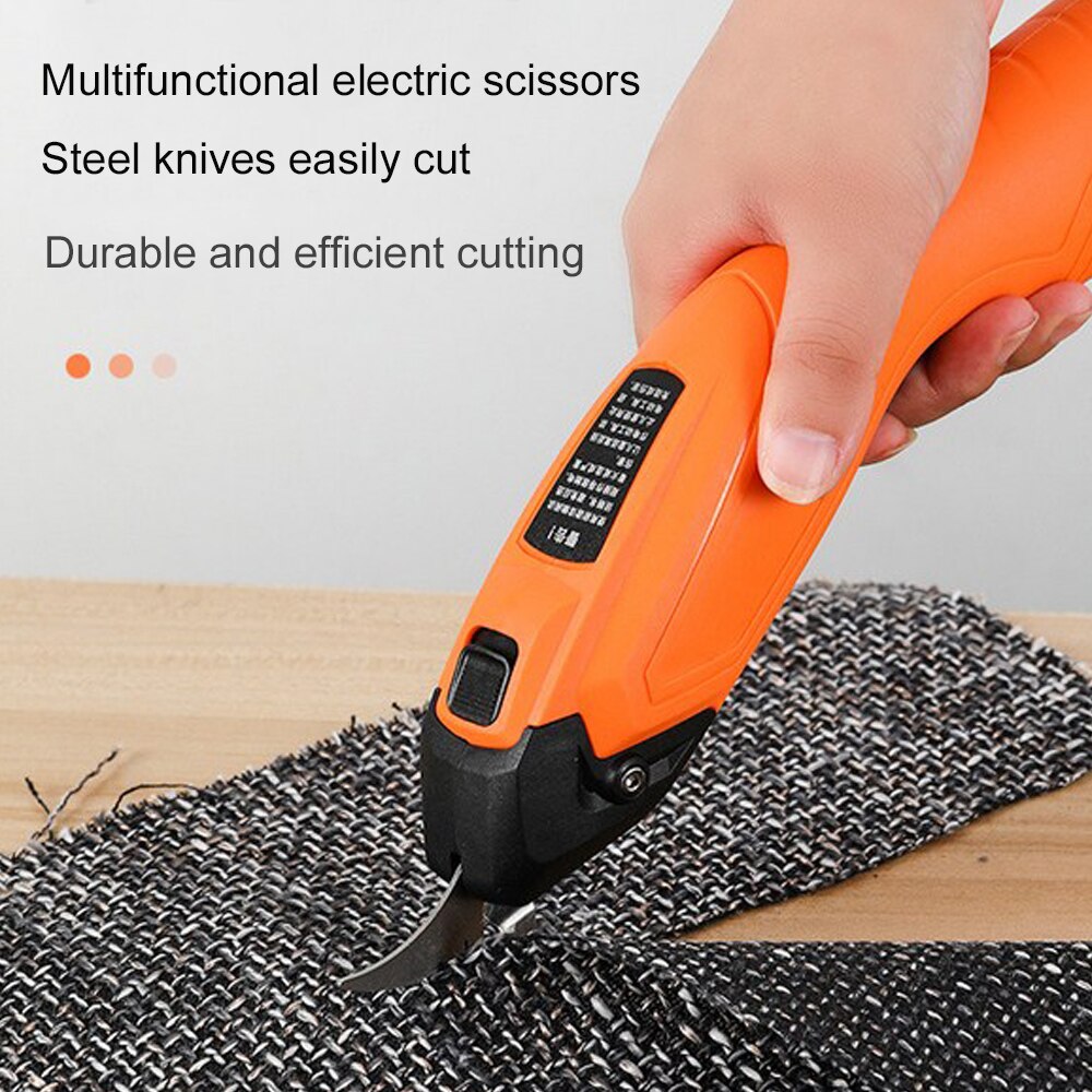 Electric Scissors Cordless/fabric/Leather/Cloth Sewing Hand Held Alloy Double Head Cutting Multi Functional Electric CuttingTool