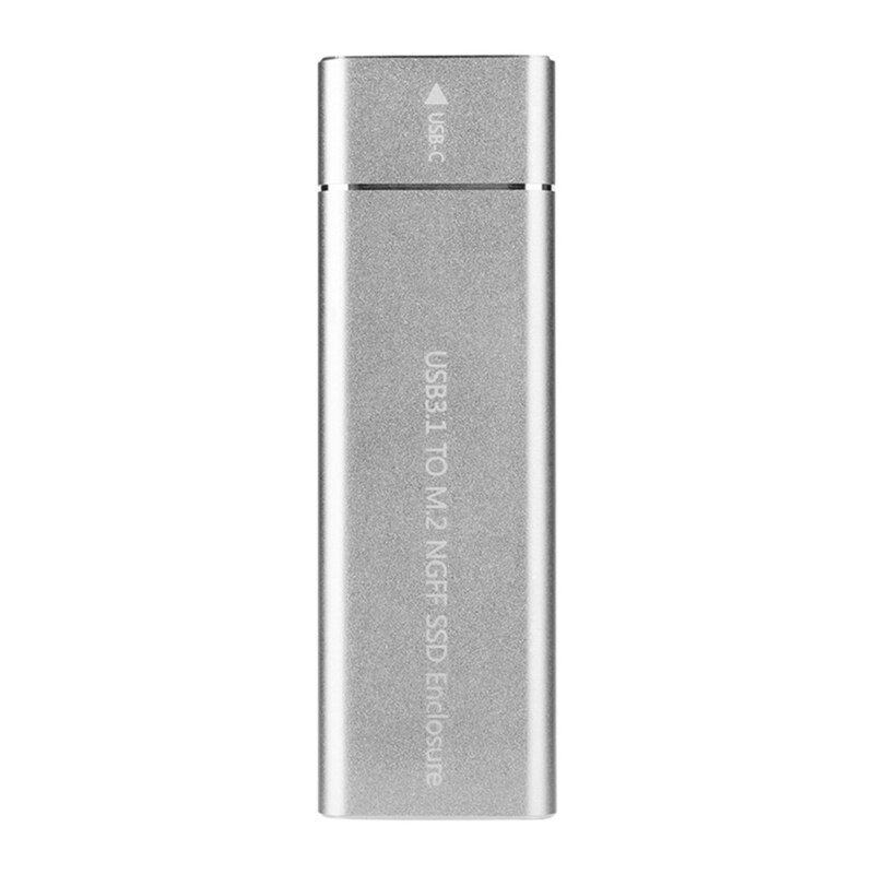 neue Aluminium USB 3,1 Typ-C zu M.2 SSD fallen 6Gbps Externe Festplatte Festplatte fallen: S