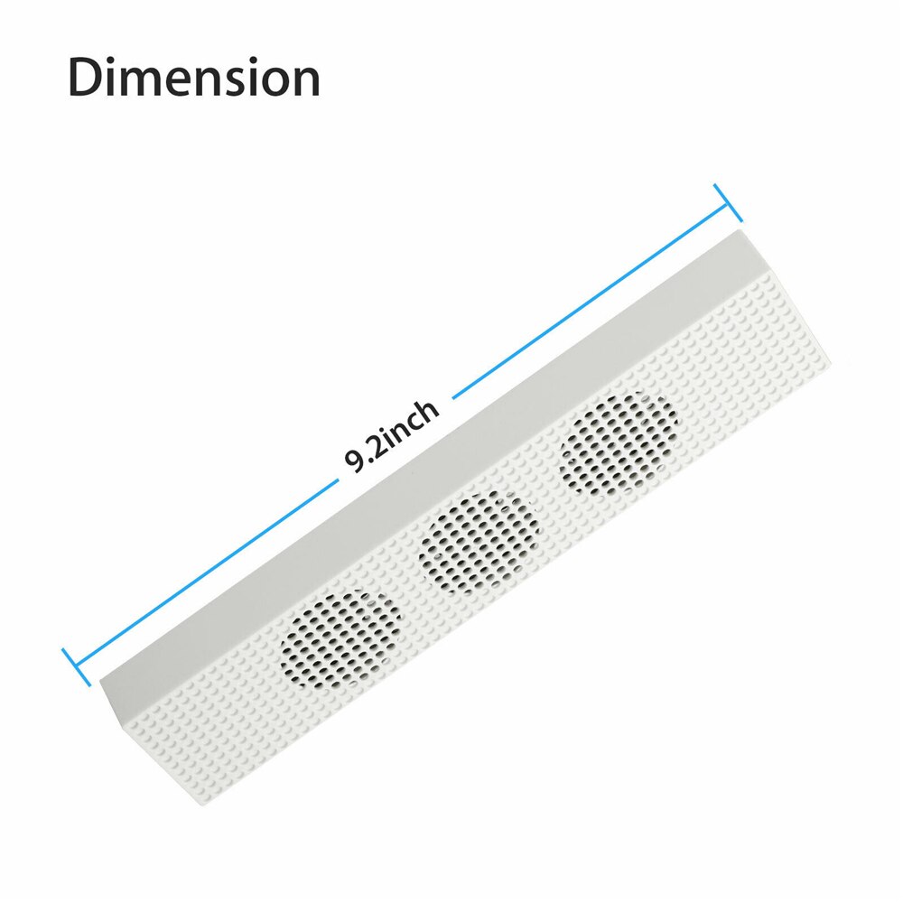 Für Xbox eins S Lüfter mit 2 USB Häfen Hub und 3 H/L Geschwindigkeit Einstellung Kühlung Fans kühler für Xbox eins Schlank Spielen Konsole