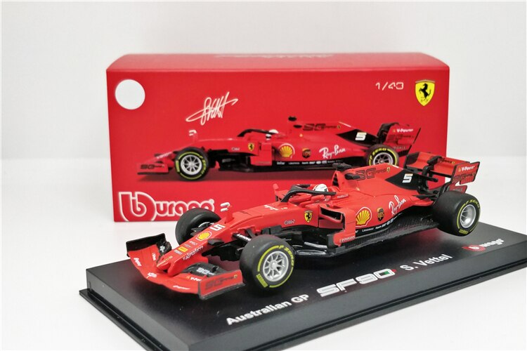 BBurago 1:43 F1 SF90 SF14T Nr7 Kimi Raikkonen SF15T Nr5 Sebastian Vettel F2012 #6 Felipe Massa Diecast Model Car: Elite 2019 sf90 No5