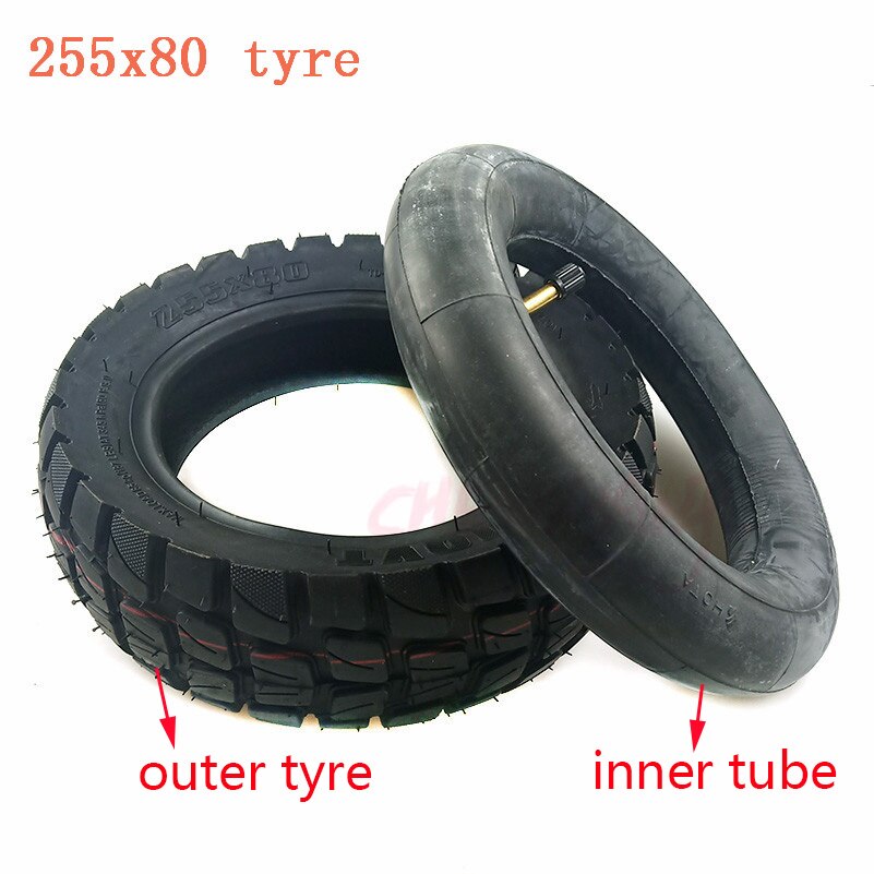 10x3 Inch Outer Tyre Inner Tube for Electric Scooter Kugoo M4 Pro 255x80 Off-Road Tire 10 Pneumatic 255*80: Orange