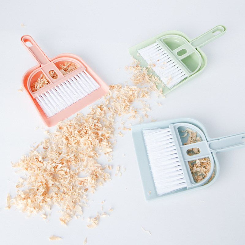 Katze Hamster Kehrschaufel Kleine Besen einstellen Haustier Professionelle Reinigung Werkzeuge Kaninchen Pooper Schaufel Meerschweinchen Wc Besen Zubehör