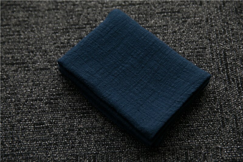 Accesorios de fondo de fotografía, textura de vientre, tela de algodón de cáñamo para comida fina, estudio de fotografía, accesorios de disparo de mesa: Dark blue