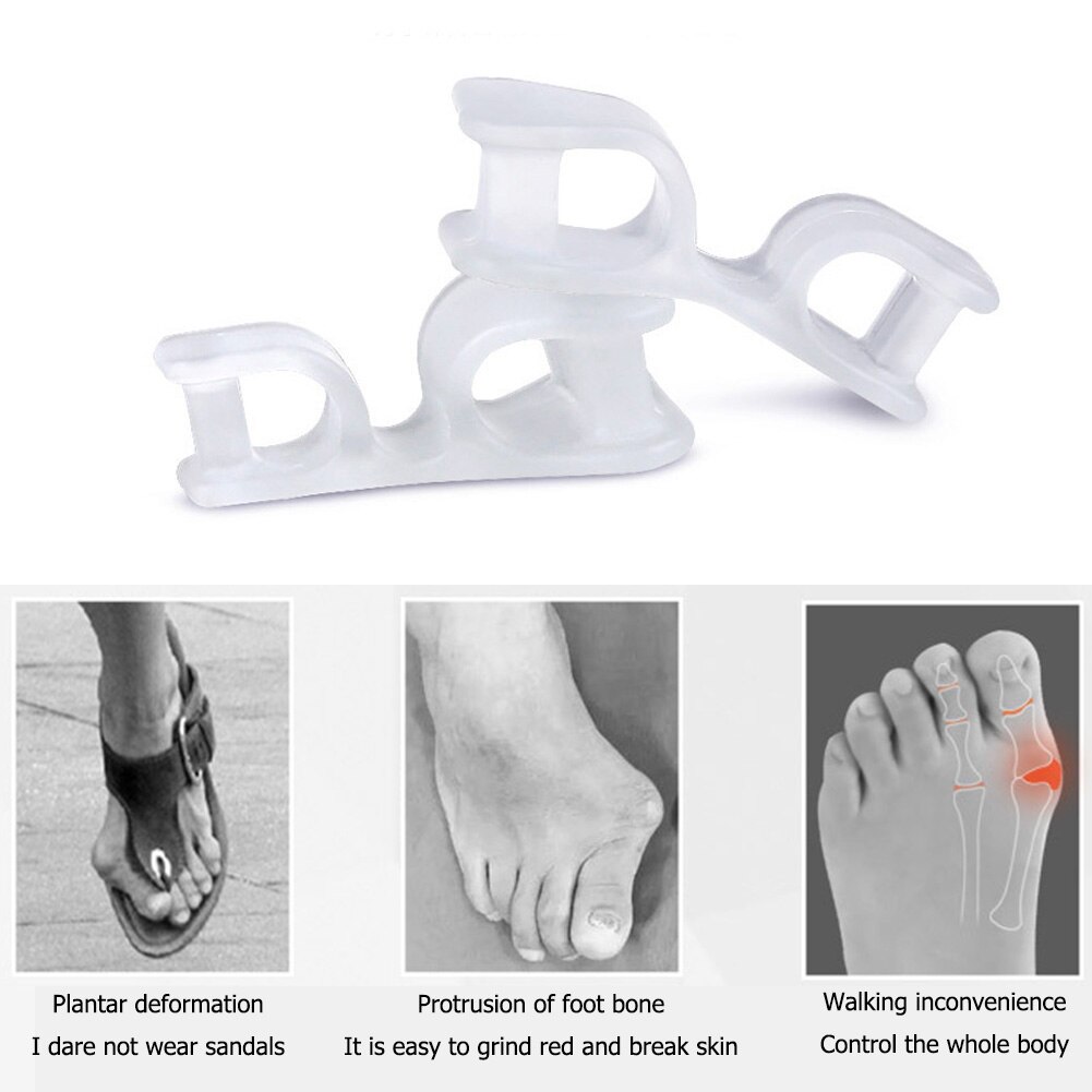 Klassieke Sebs Teen Separator Praktische Duurzaam Multi-Functionele Bunion Hallux Valgus Spalk Orthese Overlappende Protector