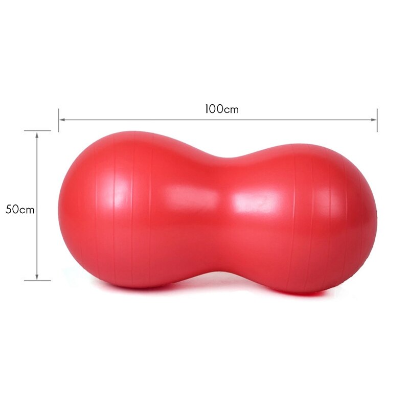 ELOS-Pilates Yoga Ball Home Exercise Equipment Sports Peanut Yoga Balance Fitnes Ball Workout Massage Ball with Pump