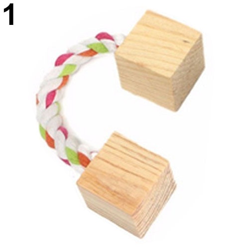 Tre mini trening tygge tenner omsorg molar leketøy for kanin chinchilla hamster kjæledyr: 1