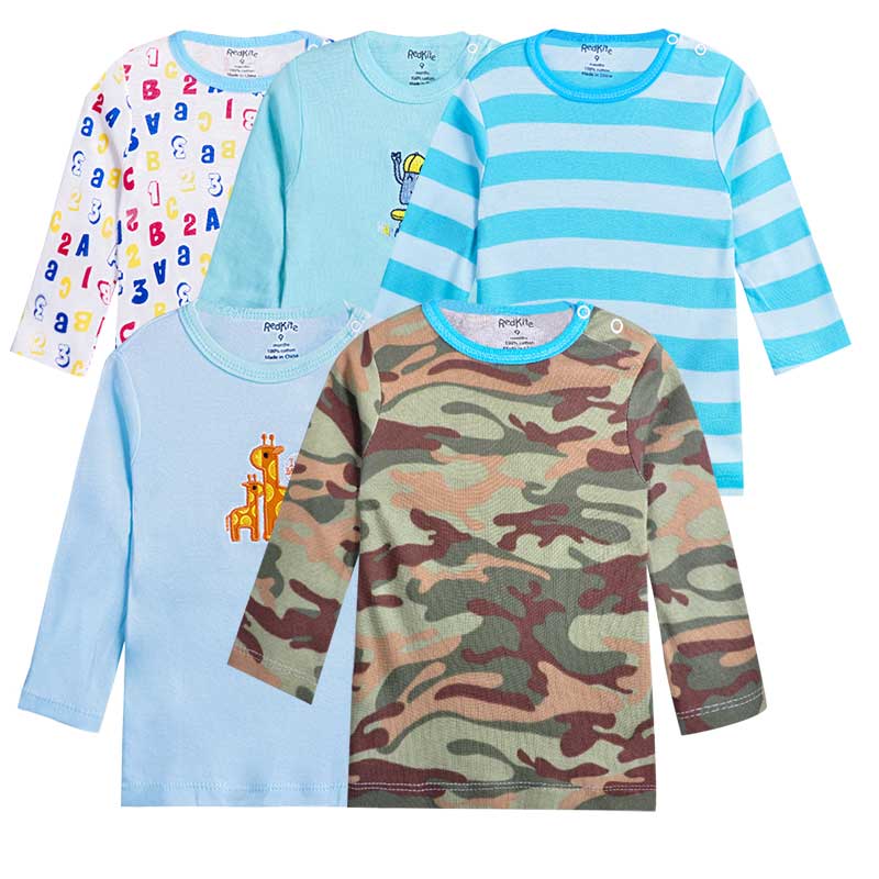 Redkite 5psc/viel Baby mädchen kleidung nette kleinkind Geschmack Baby t-Shirt lange ärmeln