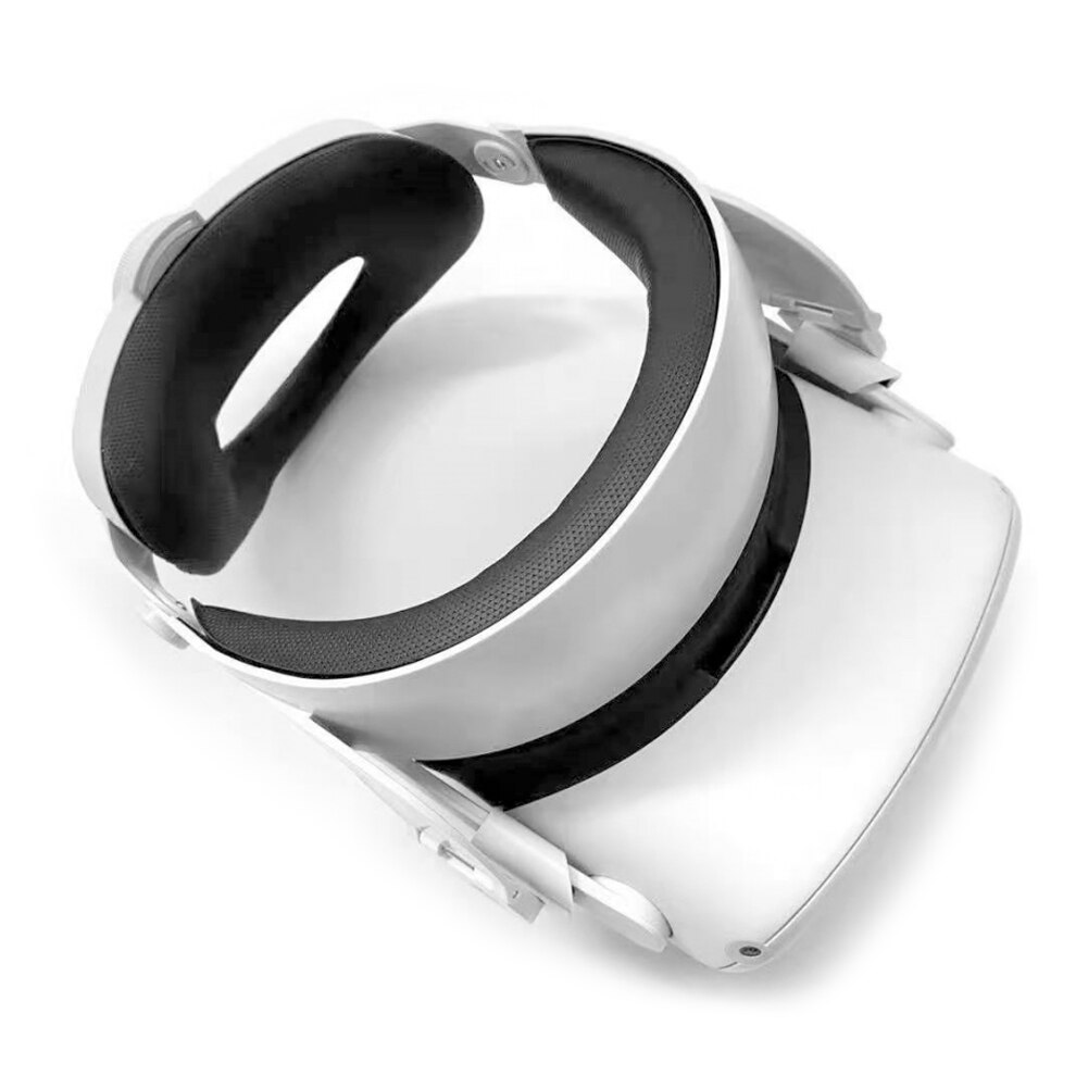 Adjustable Headband for Oculus Quest 2 VR Headset Head Strap with Foam Pad Cushion Replacement for Elite Strap