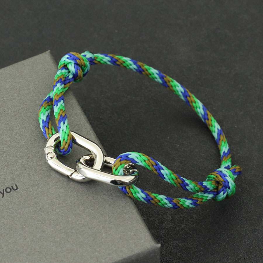 Niets Mannen Etnische String Armband Handgemaakte Weaven Stijlvolle Knoop Braslet Hombre Surfen Sieraden Nautische Wrap Braclet Cadeau Voor Hem: Licht Geel Goud Kleur