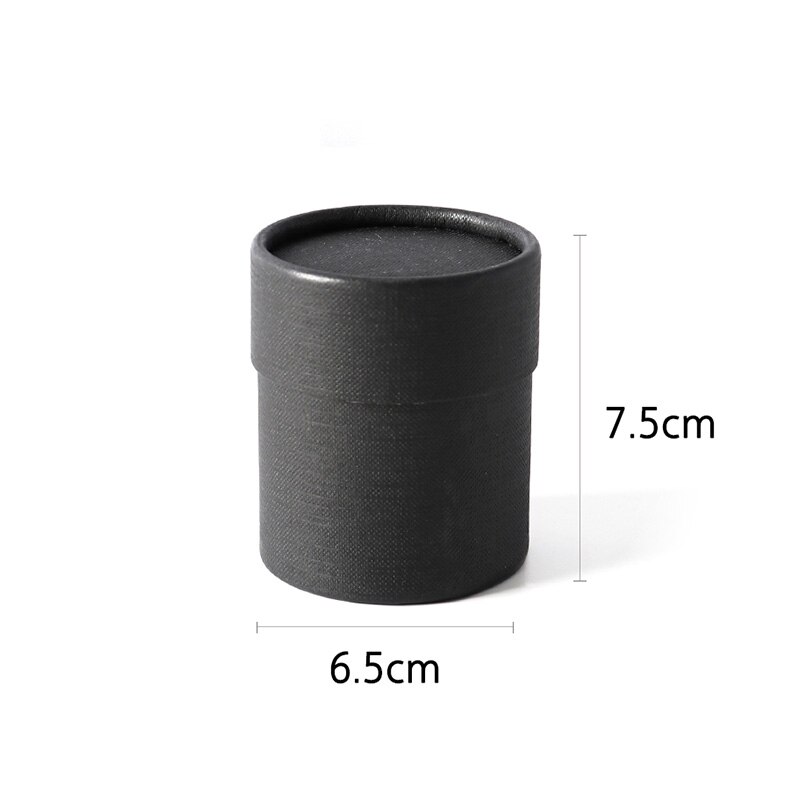 Mini Enkele Bloem Emmer Doos Enkele Ronde Rose Bloem Doos Bloemist Boeket Dozen Vat Voor Valentijnsdag Wedding party: Black